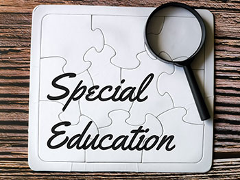Special education puzzle graphic